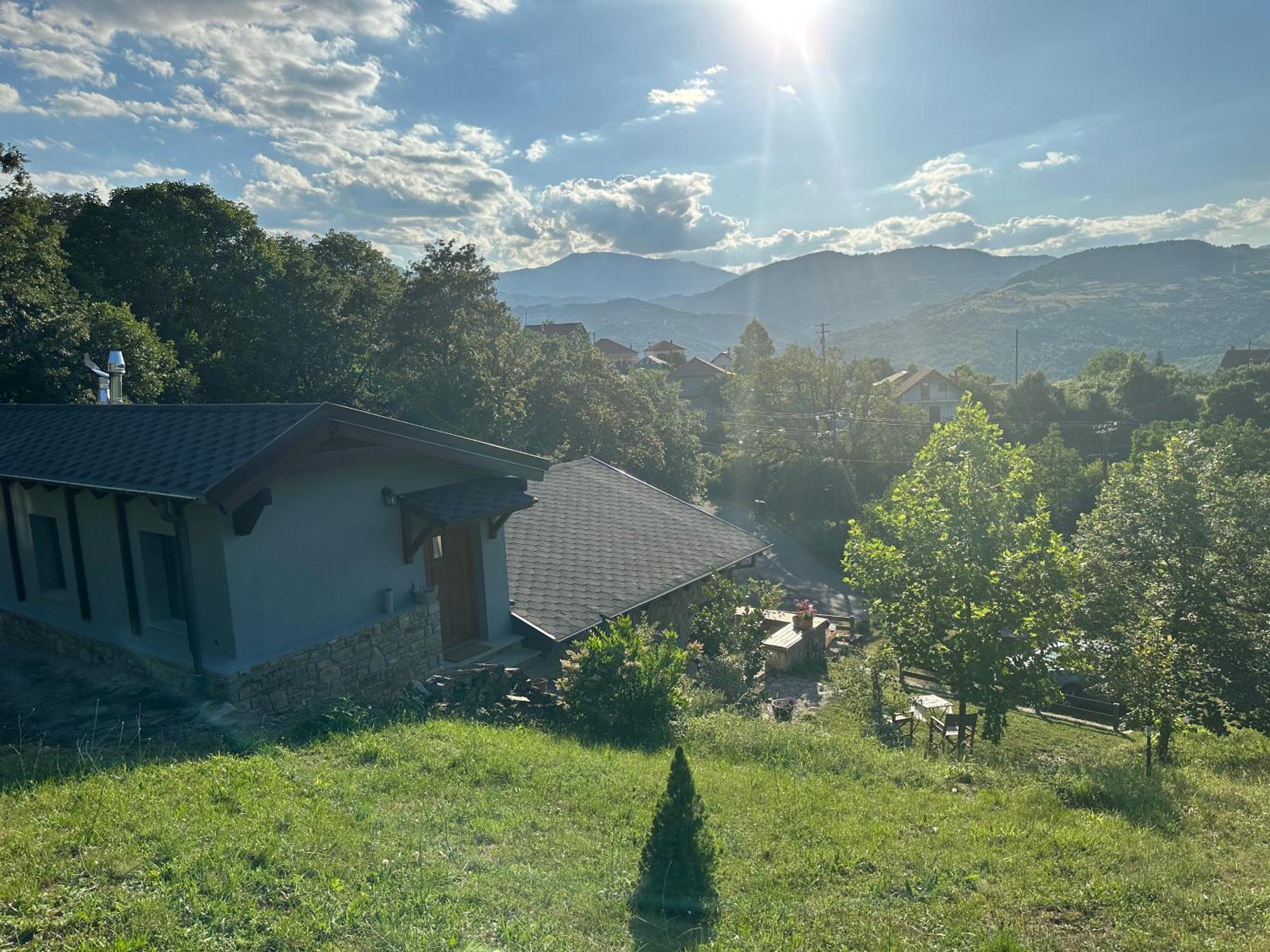 Little Garden Cabin Perivolaki Bagian luar foto