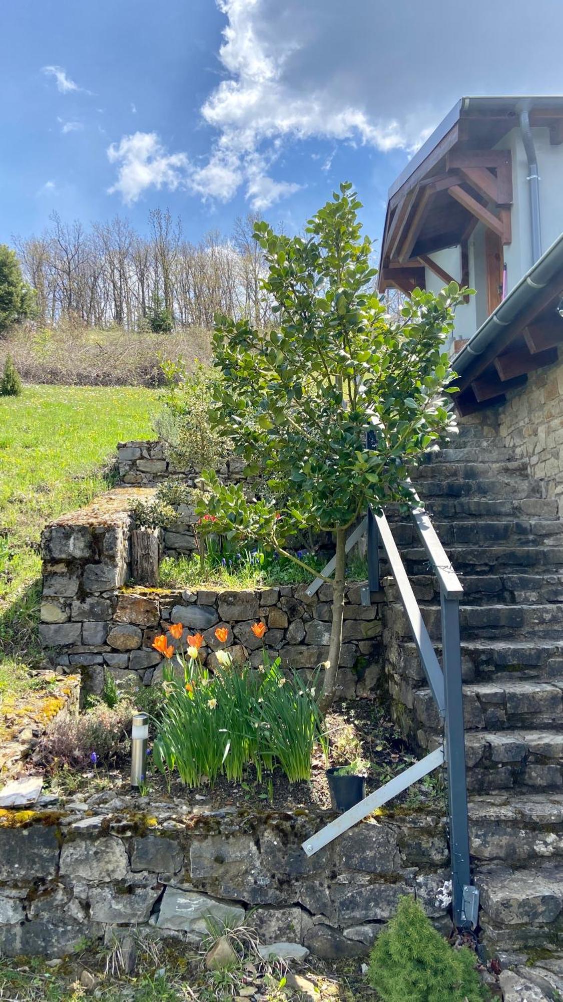 Little Garden Cabin Perivolaki Bagian luar foto